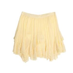 ULLA JOHNSON Yellow Mini skirt